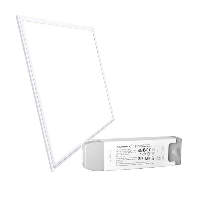 Panneau LED encastré 60X60cm - TRIAC dimmable - 44W - UGR19