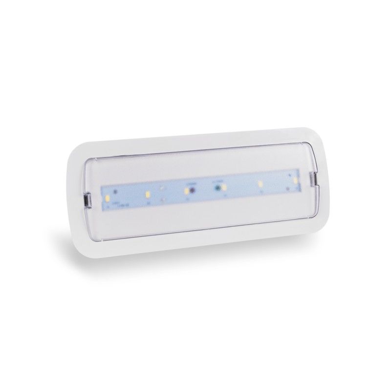 Luminaire de secours LED + pictogrammes