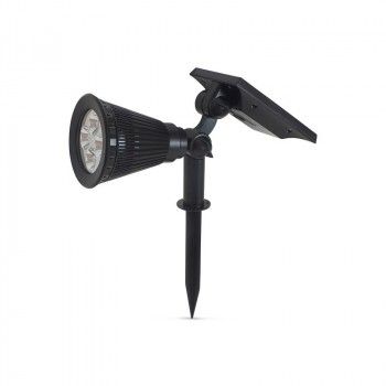 Spot solaire sur piquet de jardin 2W 3000K Spot solaire sur piquet de jardin 2W 3000K