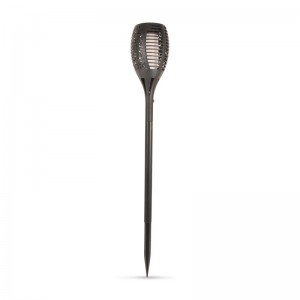 Flambeau solaire LED avec ampoule effet feu
