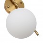 Lampe salon double boule