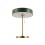 Lampe de table vert et or