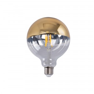 Ampoule led à filament pour miroir doré/chrome, réglable e27 4w