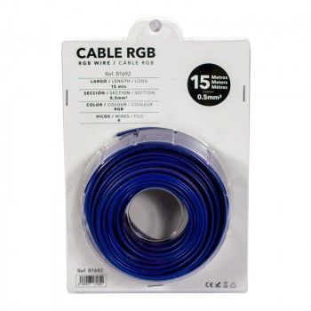 Câble RGB de 4 fils pour installations à 12-24V Câble RGB de 4 fils pour installations à 12-24V