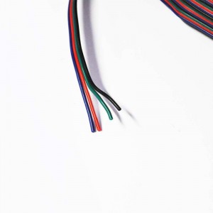Câble RGB de 4 fils pour installations à 12-24V