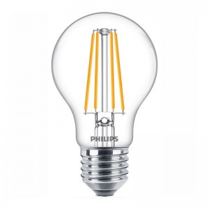 Ampoule LED à filament PHILIPS E27 A60 - 8,5W - 4000K