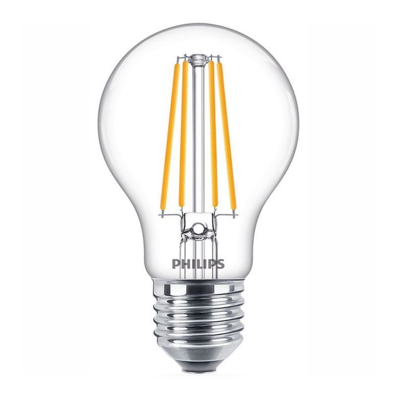 Ampoule LED à filament PHILIPS E27 A60 - 8,5W - 4000K