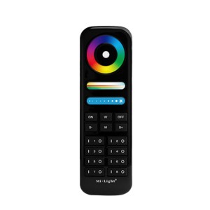 Télécommande LED RGB + CCT - 8 Zones - NOIR - FUT089B - Mi-Light