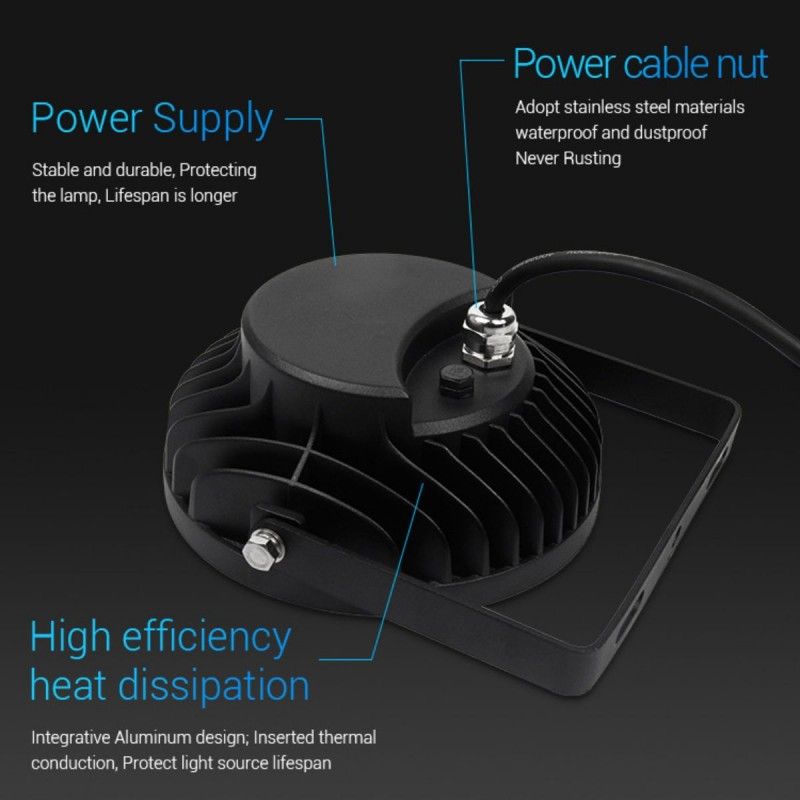 Spot LED sur piquet IP66