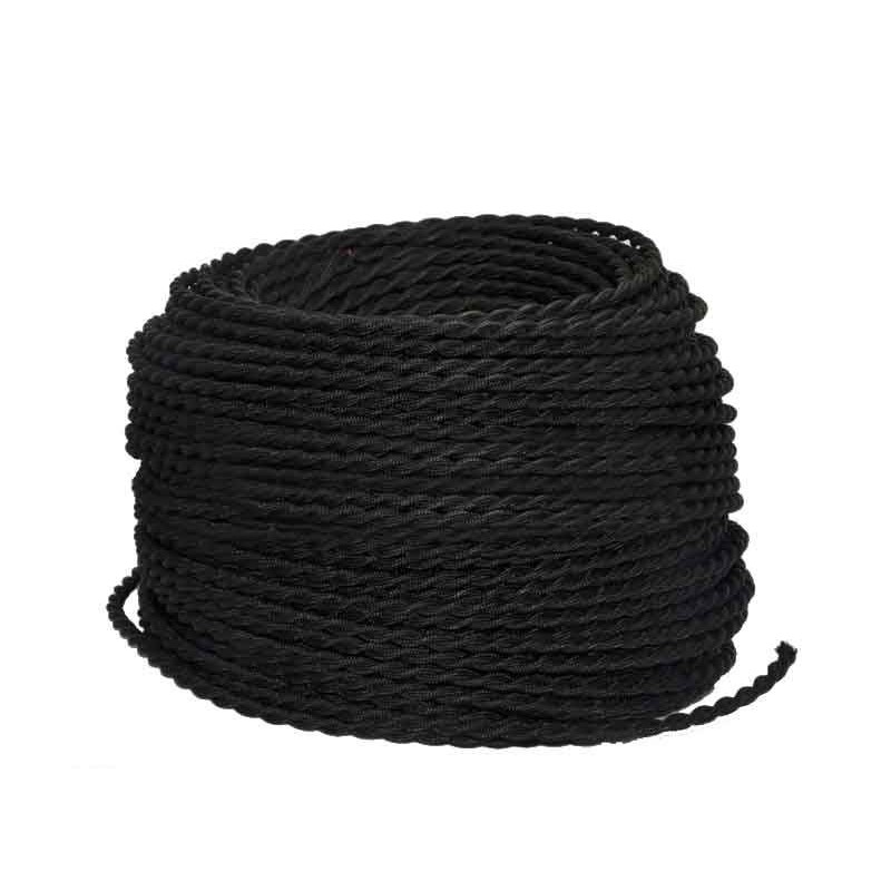 Cable électrique Textile couleur au mètre