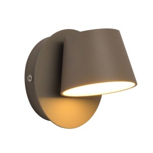 Applique Parete LED B·LED BARCELONA KOP: 6W Orientabile Bianco, Design Nordico Per Lettura
