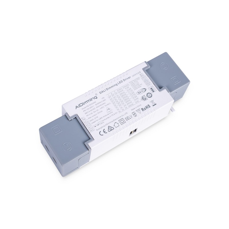 Driver LED dimmable par DALI , PUSH, 1/0-10V - Multi-courant (300mA)