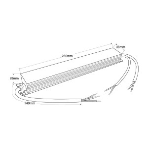 Bloc d'alimentation LED dimmable 12V