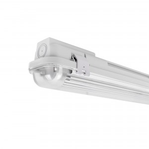 Kit Boîtier étanche 120cm + 1 tube LED T8 18W - Blanc neutre