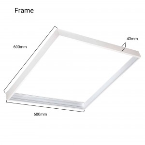 Panneau LED plat CCT en saillie 60x60cm - dimmable à télécommande