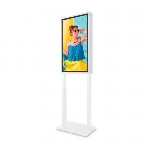 Ecran publicitaire LCD de vitrine FULL HD 43" - Android - Indoor