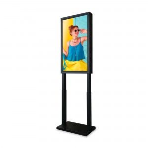 Ecran publicitaire LCD de vitrine FULL HD 43" - Android - Indoor