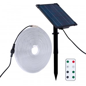 Ruban LED solaire extérieur panneau solaire 40W