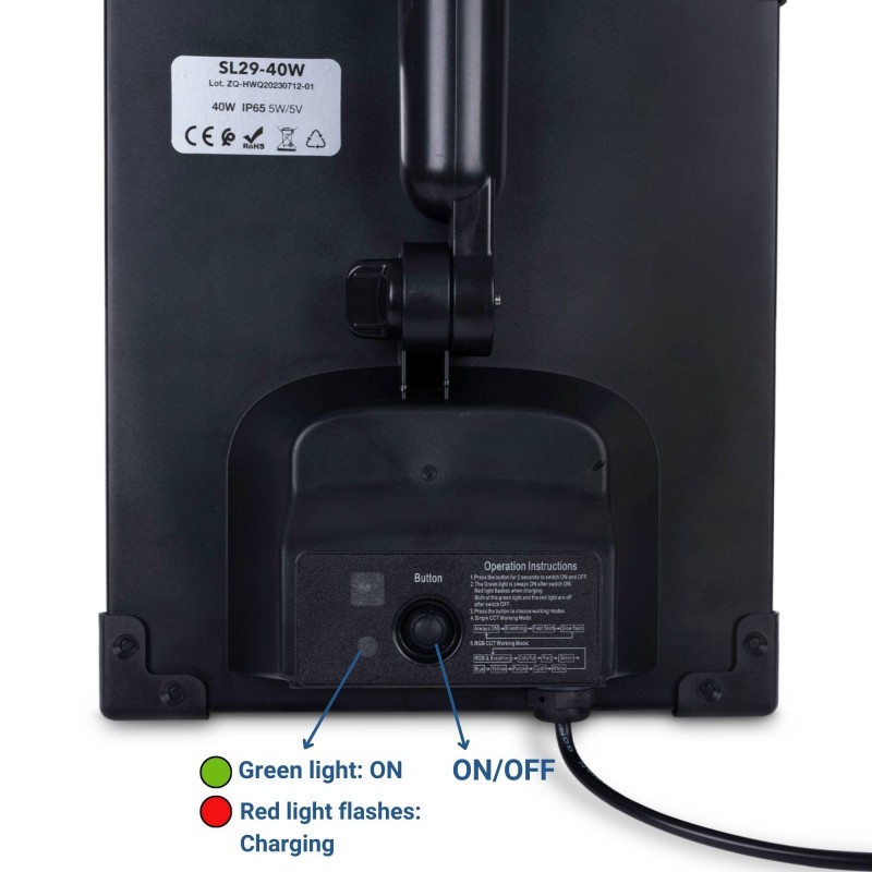 Ruban LED extérieur rechargeable Ruban LED extérieur rechargeable