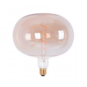 Ampoule décorative LED à filament "Decor - Or" - E27 R220 - Dimmable - 4W - 1800K