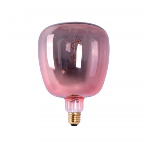 Ampoule décorative LED à filament avec teinte cuivrée - E27 D140 - Dimmable - 4W - 1800K
