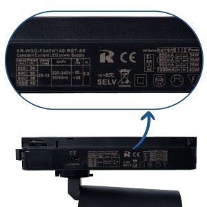 Projecteur CCT orientable monophasé