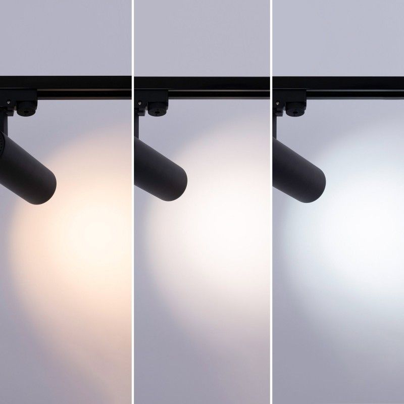 Projecteur LED sur rail monophasé - CCT - 10W