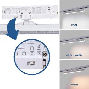 Linéaire LED triphasé CCT