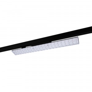 Projecteur LED linéaire directionnel triphasé 20W - CCT - CRI90 - Noir