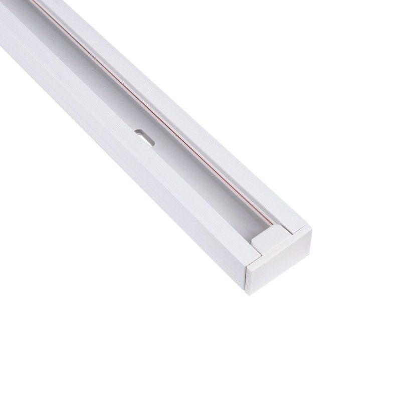 Rail monophasé en PVC pour spots LED - En saillie - 2 mètres