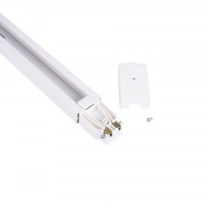 Rail monophasé en PVC pour spots LED