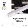Tube LED T8 60cm  9W haute performance