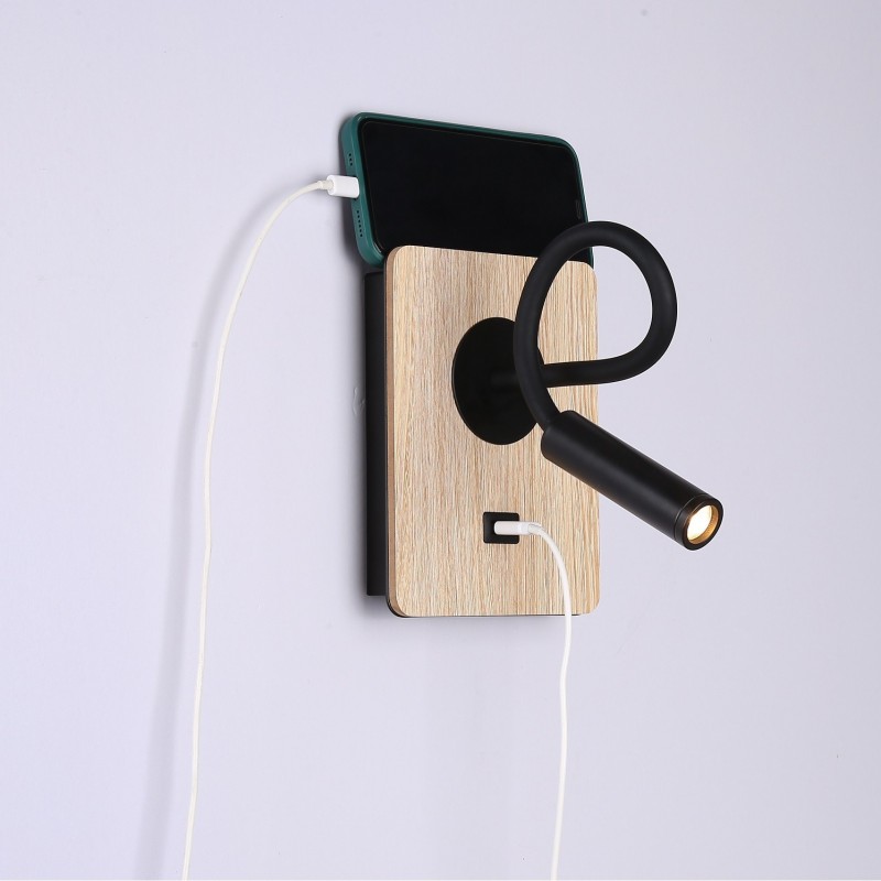 Lampe de lecture avec USB Lampe de lecture avec USB