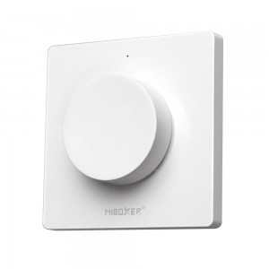 Télécommande rotative Dimmer/CCT murale et portative - MiBoxer K1 - Blanc