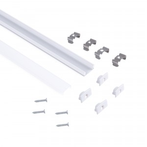 Profilé en aluminium pour ruban LED jusqu'à 12 mm - 2 mètres