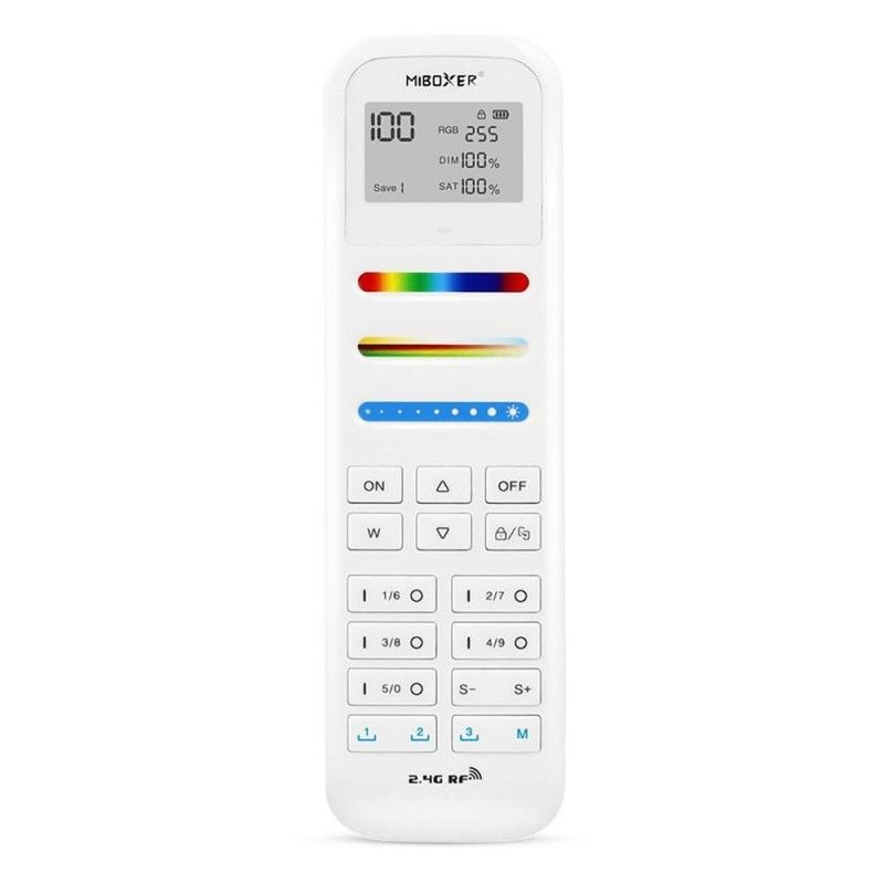 Télécommande LED RGB + CCT - 100 Zones - BLANC - FUT100 - Mi Light