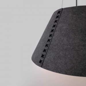 Lampe suspendue acoustique