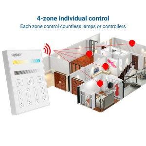 Télécommande tactile pour rubans CCT 4 zones.