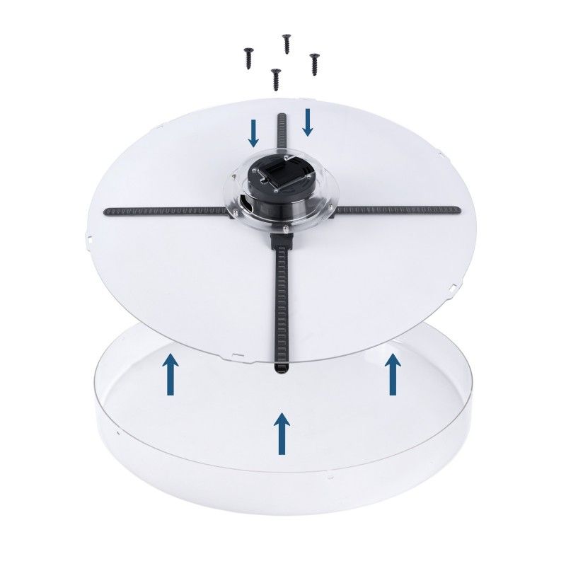 Projecteur 3D sur pied