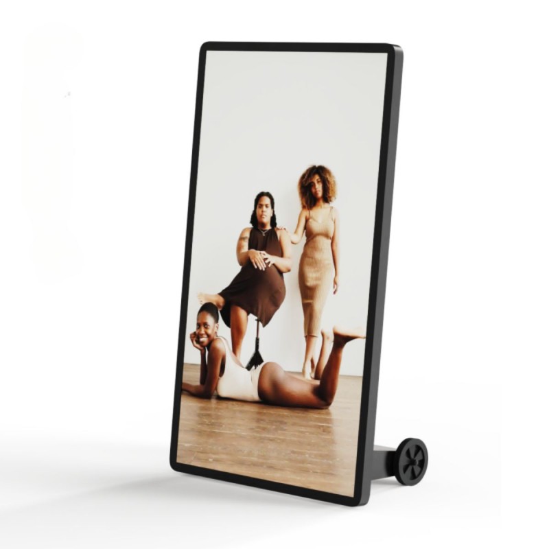 Totem à affichage dynamique mobile de 43'' - Full HD LCD - Avec roulettes et batterie