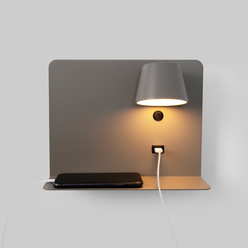 liseuse chevet design orientable et port usb