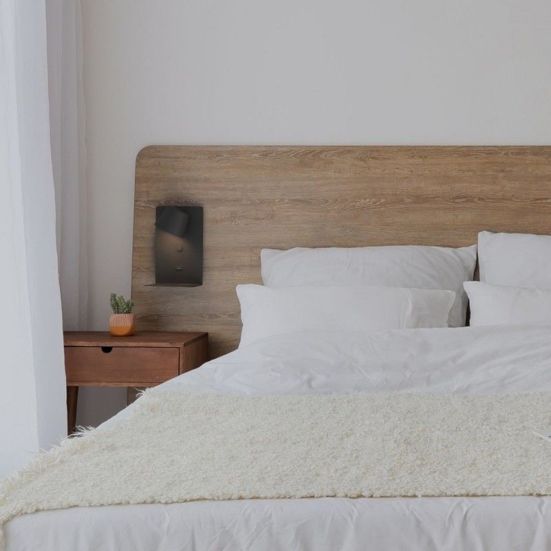 Applique murale avec port USB Applique murale avec port USB