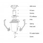 Spot LED encastrable 2W 170lm UGR18