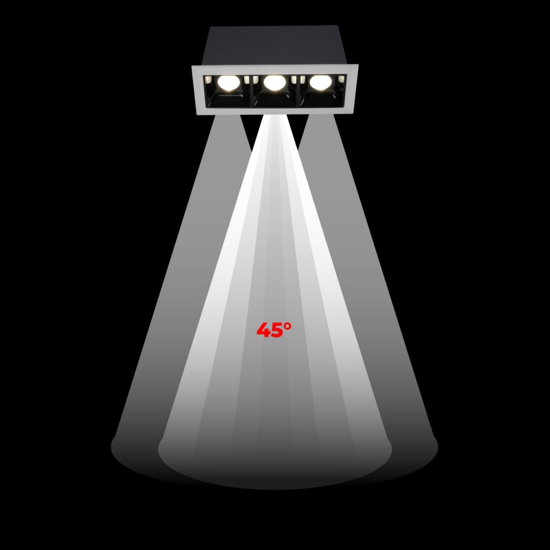 Linéaire 3 spots encastrable Linéaire 3 spots encastrable