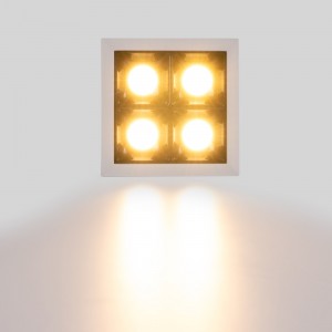 Spot LED encastré blanc chaud