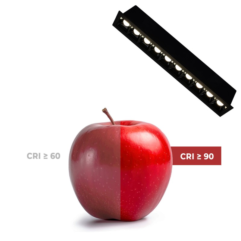 Luminaire LED linéaire encastrable blanc Luminaire LED linéaire encastrable blanc