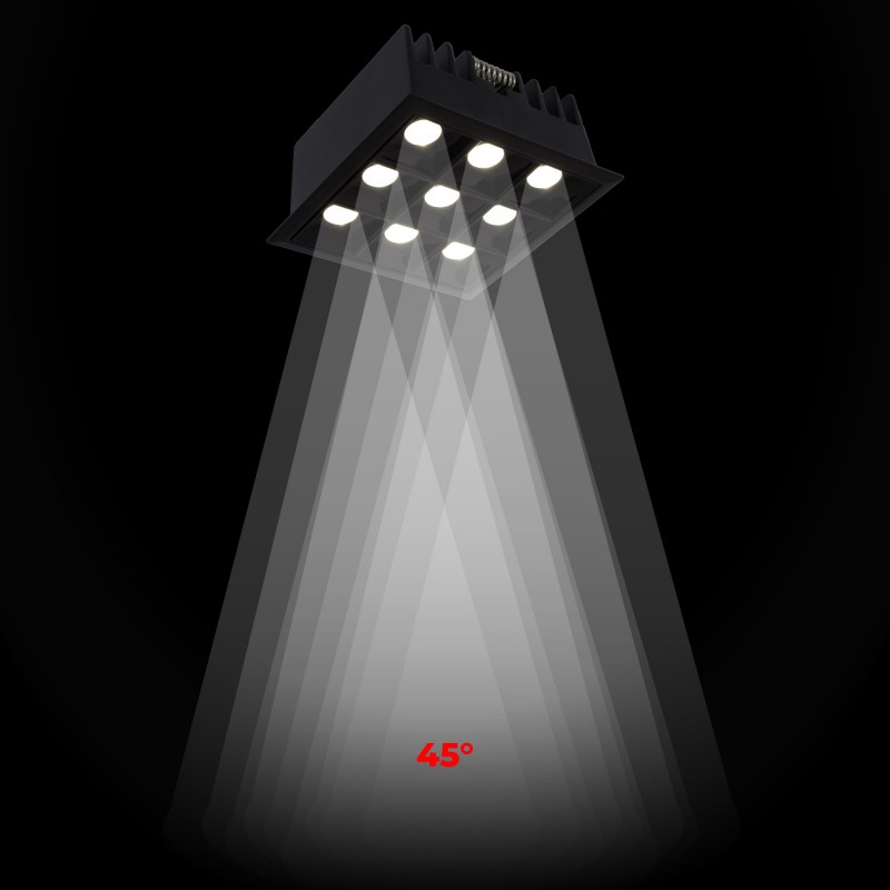 Plafonnier encastrable carré Plafonnier encastrable carré