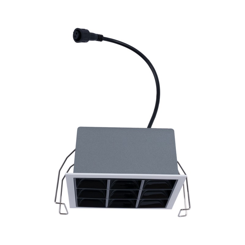 Luminaire encastrable LED carré noir Luminaire encastrable LED carré noir