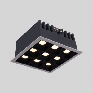 Encastré noir LED