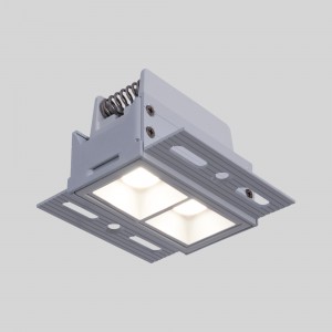 Spot LED blanc d'intégration double